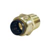 Tectite By Apollo 1/2 in. Brass Push-to-Connect x Male Pipe Thread Adapter FSBMA12